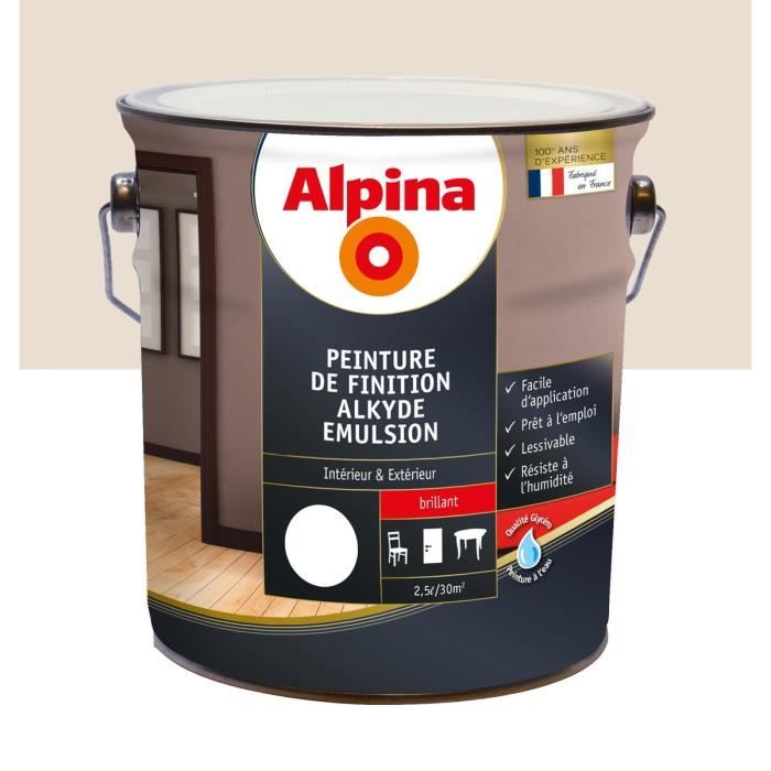 Peinture alkyde brillant 2,5 L Feutre