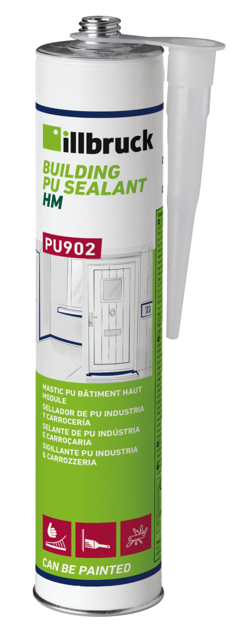 Mastic PU Bâtiment Haut Module PU902 - Blanc