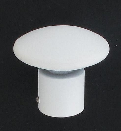 Lot de 2 embouts champignon ⌀ 20 - blanc mat