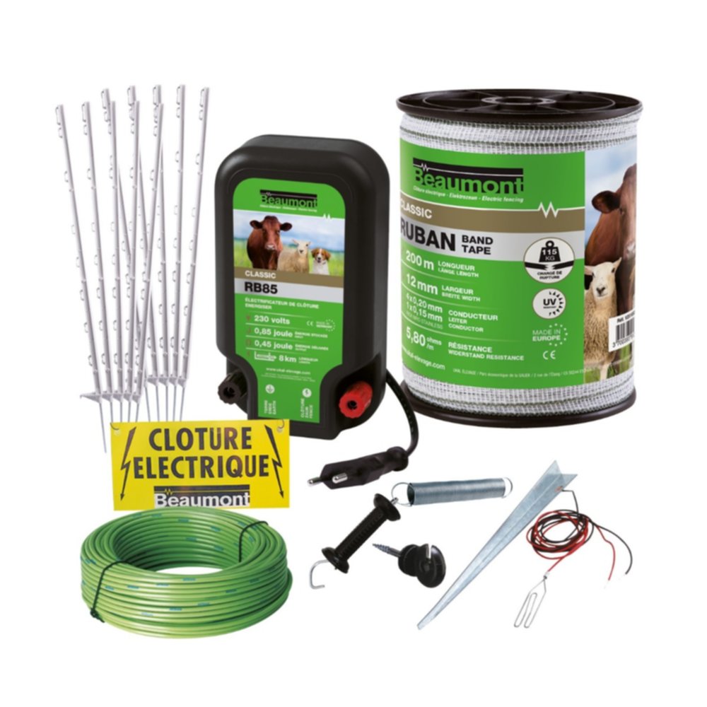 Kit clôture anti-fugue pour grand chien - BEAUMONT