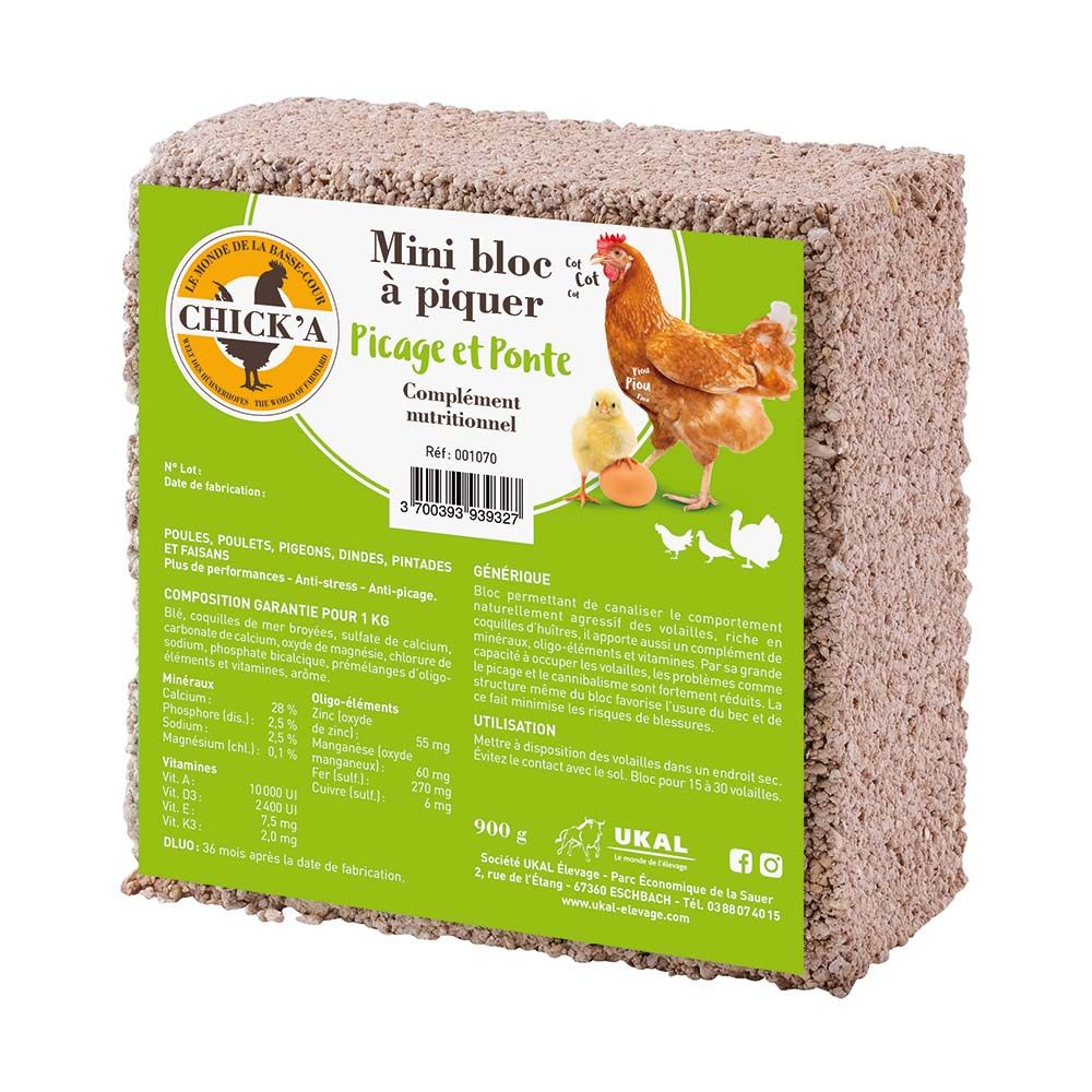 Mini bloc à piquer 900gr - CHICK'A 