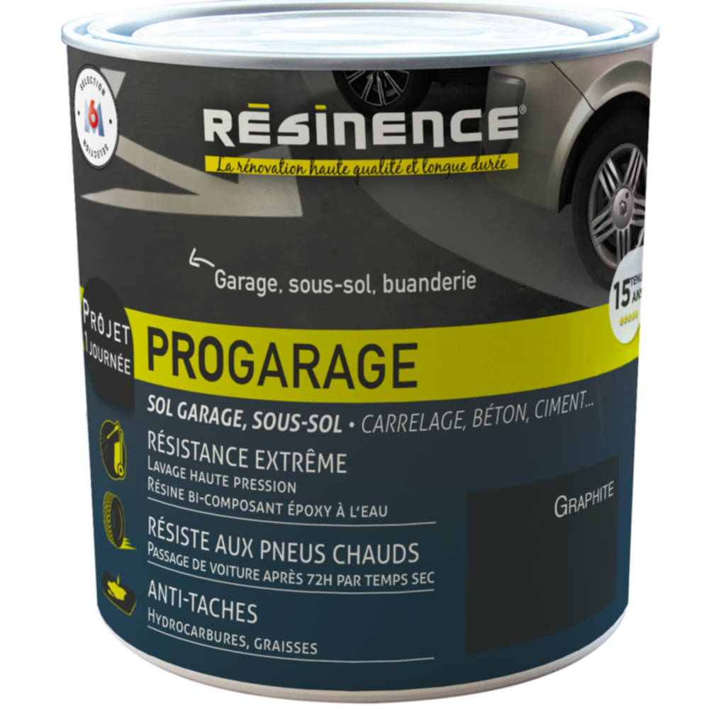 Résine Progarage sol 300ml graphite RESINENCE