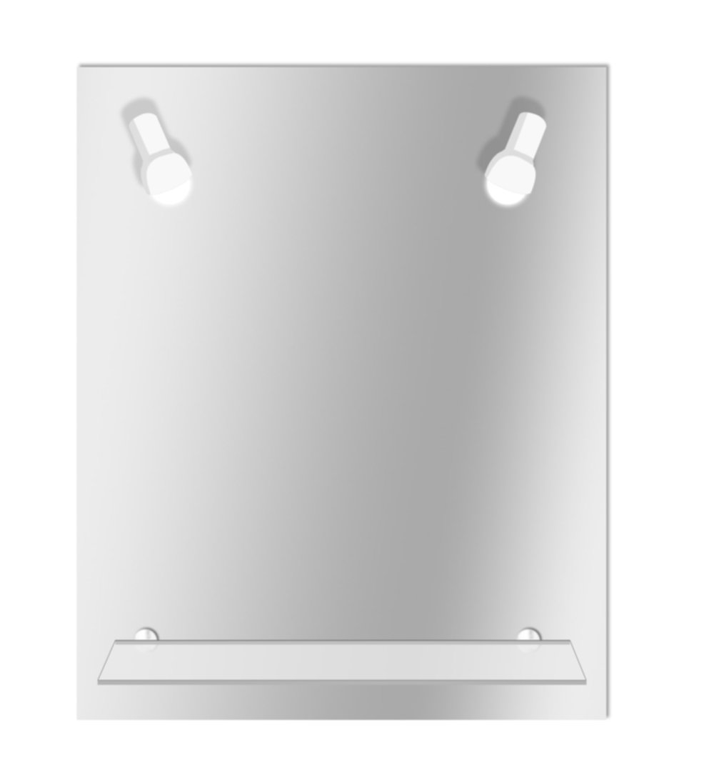 Miroir lumineux Celso 75x60cm - MP GLASS