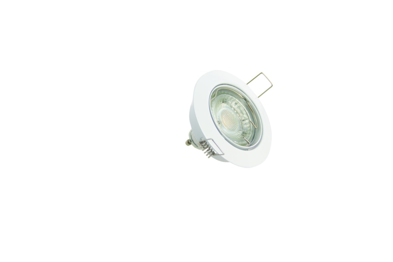 5 spots encastrables led gu10 345lm 50w 2700k