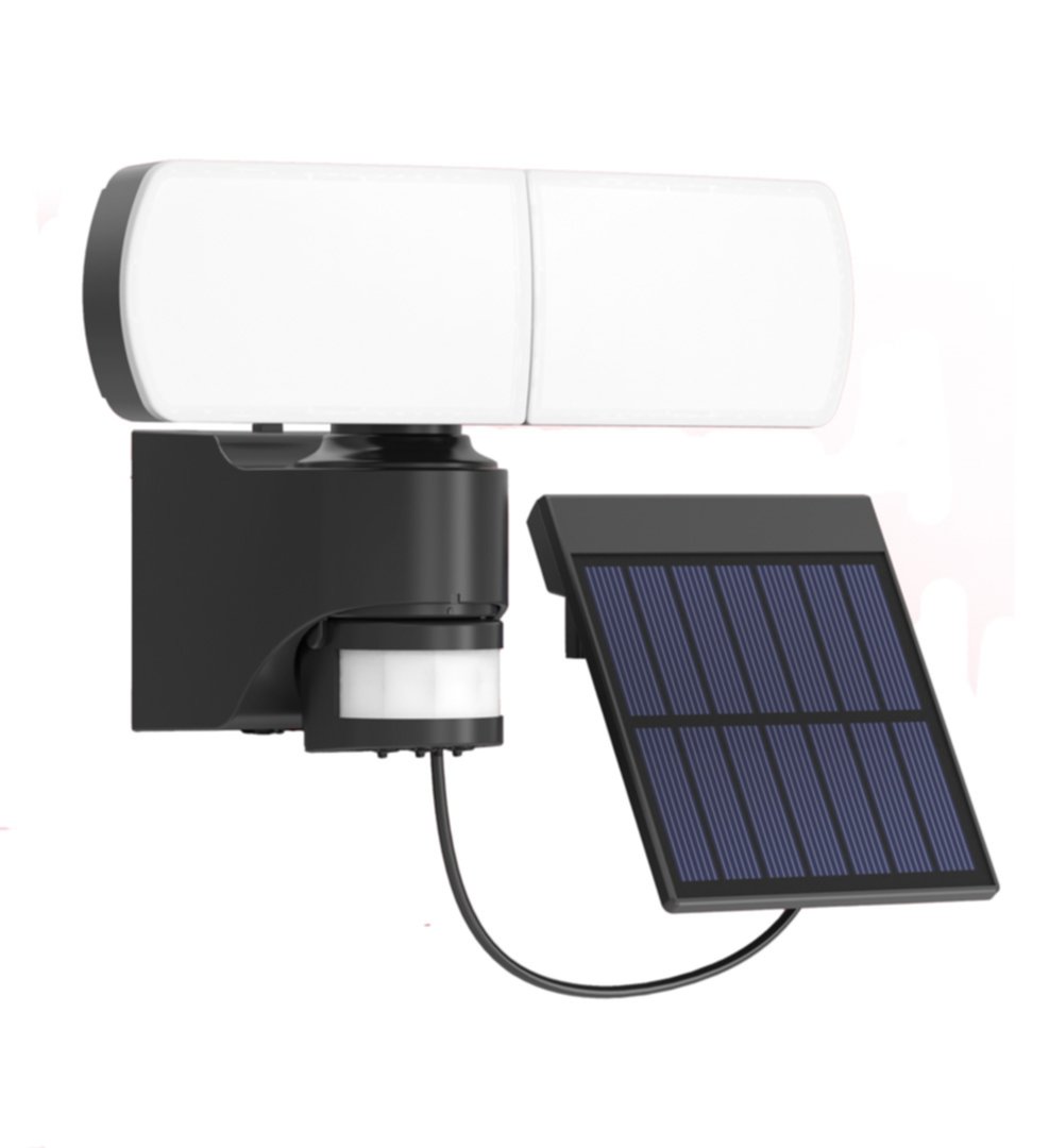 Projecteur solaire avec détecteur de mouvement IP44 1500lm - XANLITE