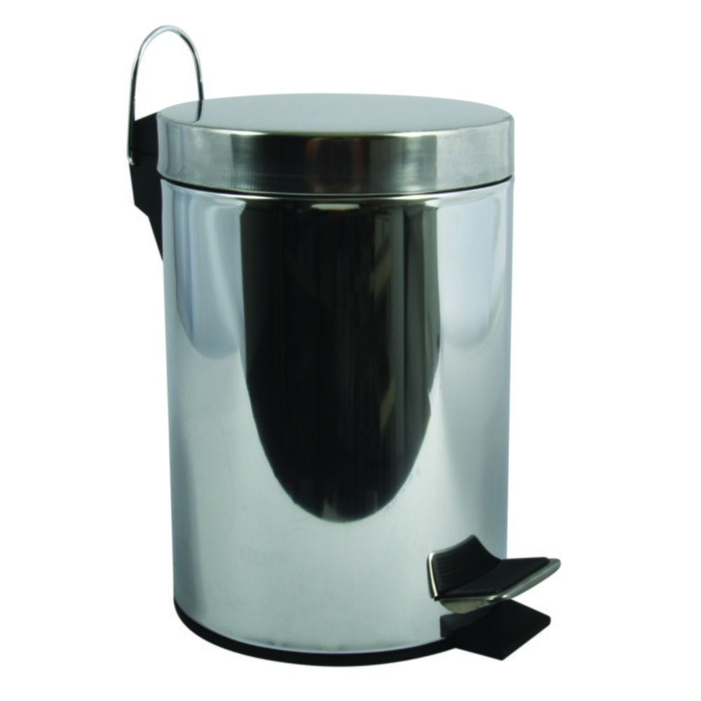 Poubelle à pédale Inox 5L Miroir