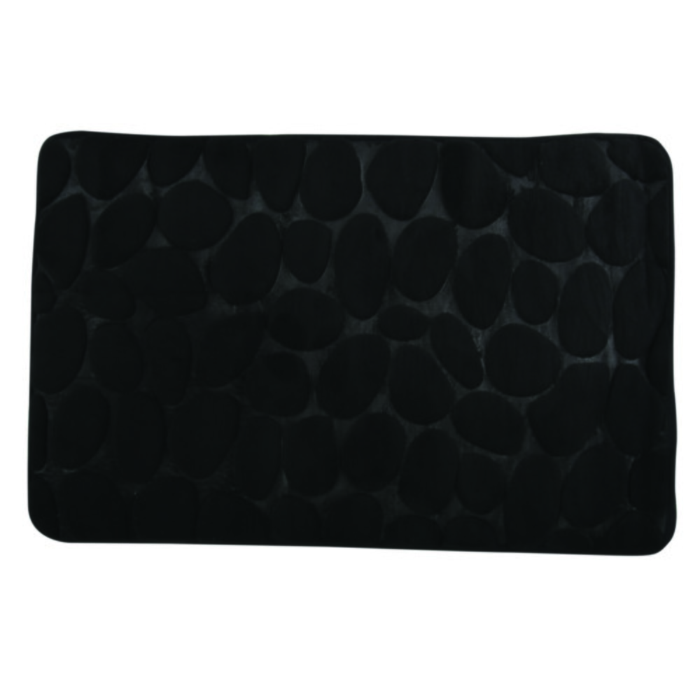 Tapis de bain Microfibre PEBBLE 50x80cm Noir