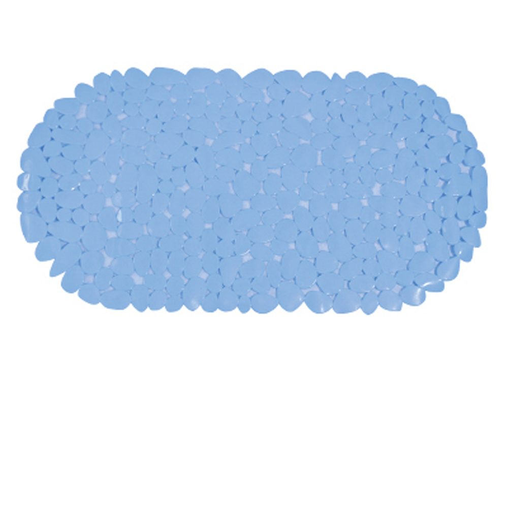 Tapis fond de baignoire Galets bleu ciel VALNET