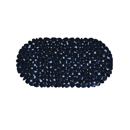 Tapis fond de baignoire Galets noir VALNET