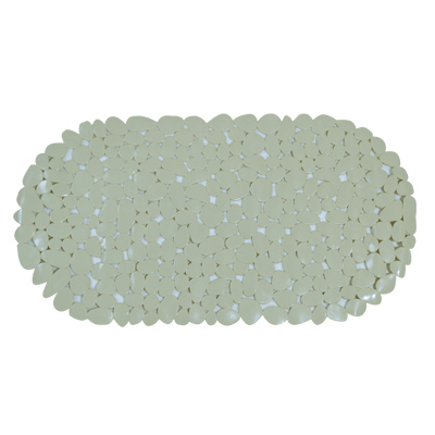 Tapis fond de baignoire Galets beige VALNET