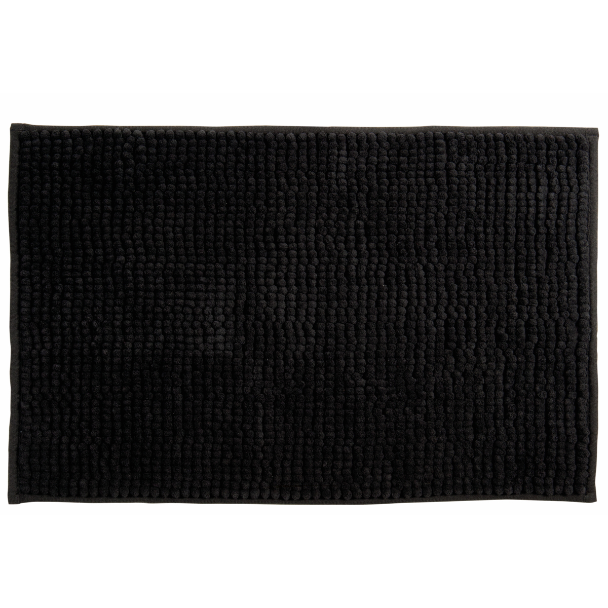 Tapis de bain Chenille 40x60cm noir MSV