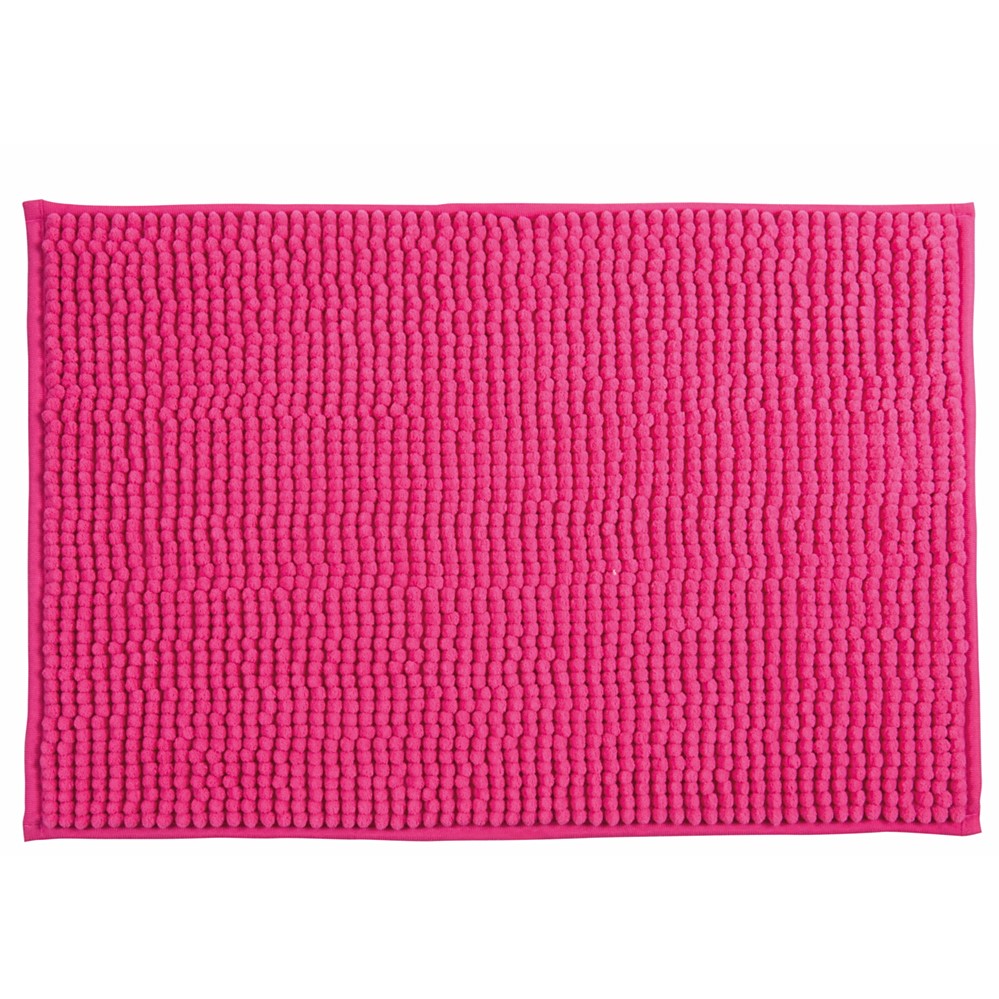 Tapis de bain Chenille 40x60cm fuchsia MSV