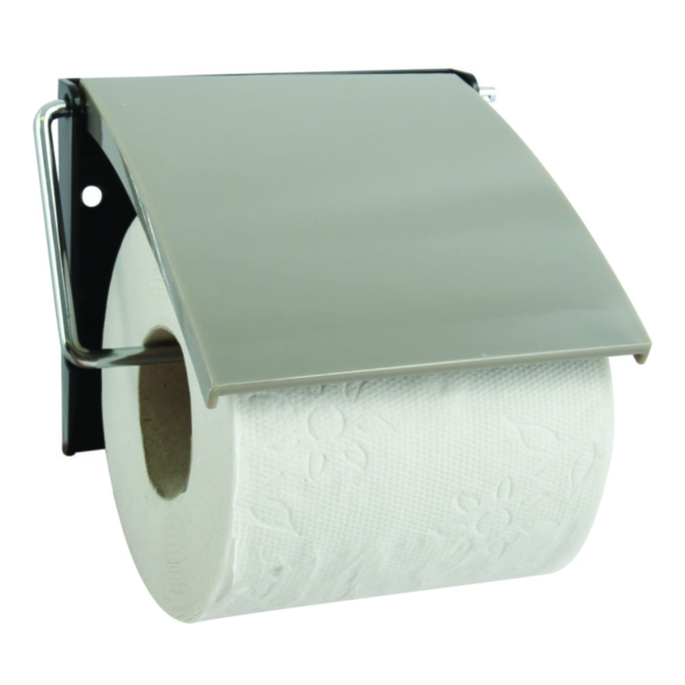 Porte Rouleau Papier Wc Mural PS & Acier Taupe