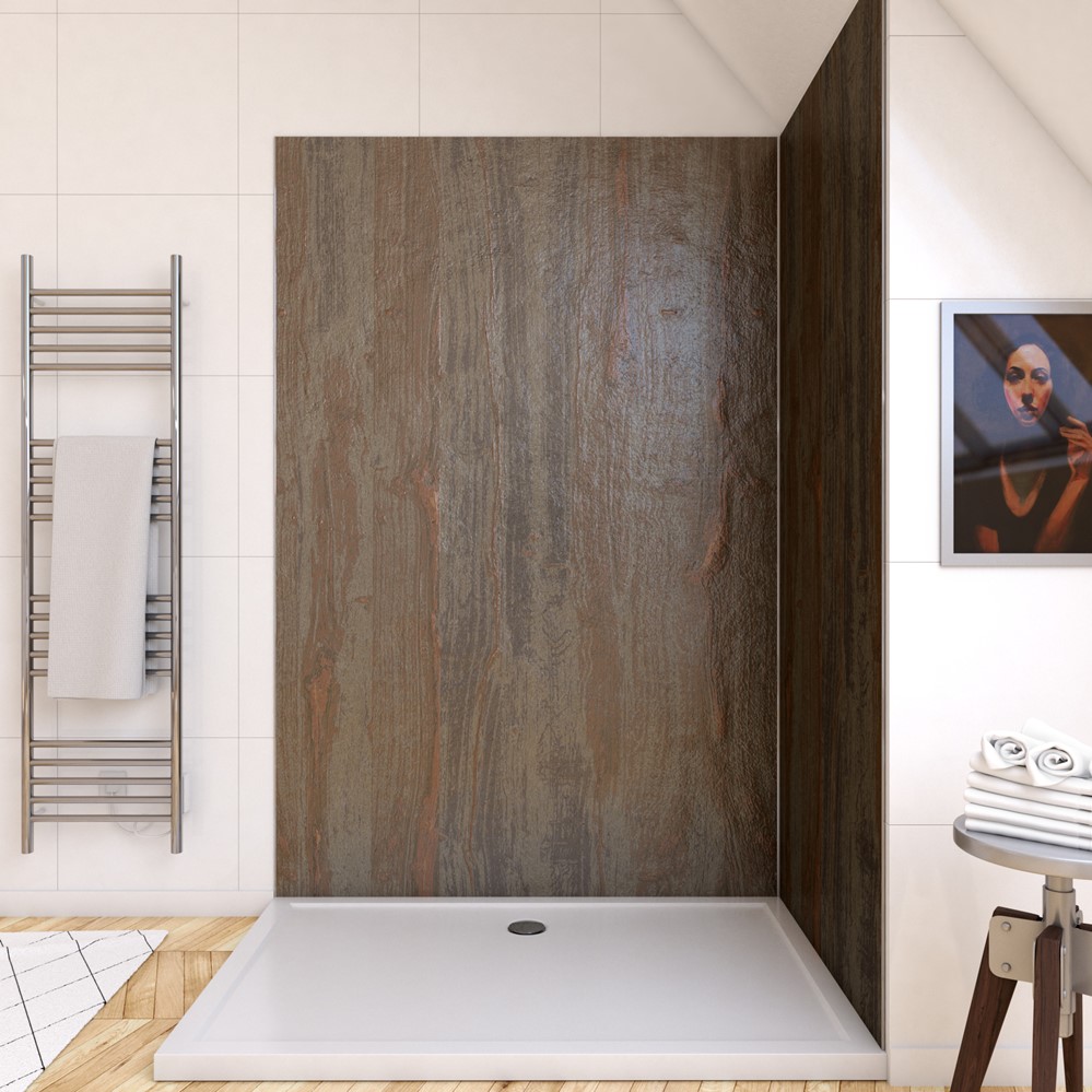 Panneau mural de douche HOMESTONE 120 x 210 cm - Forest - AURLANE 