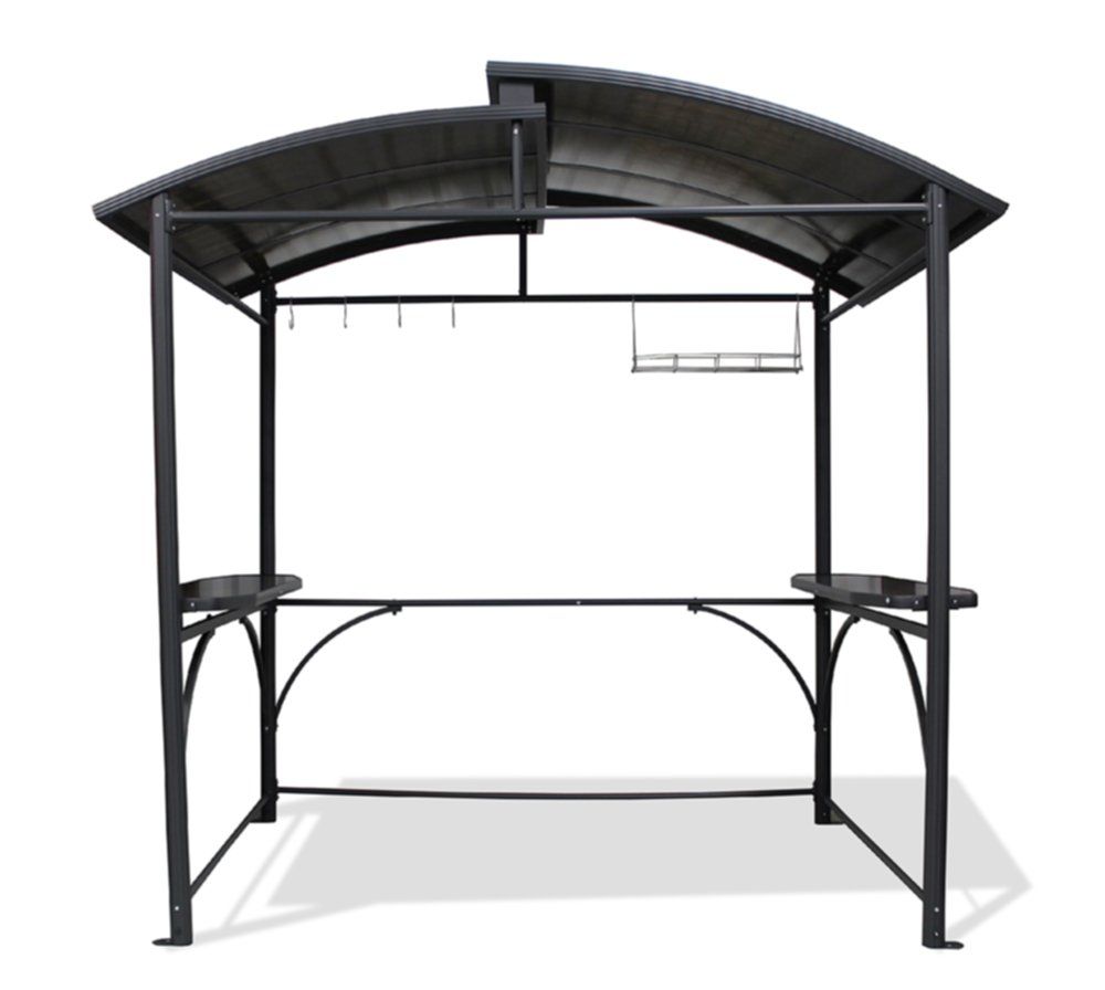 Abri barbecue 2,40x1,5m en aluminium