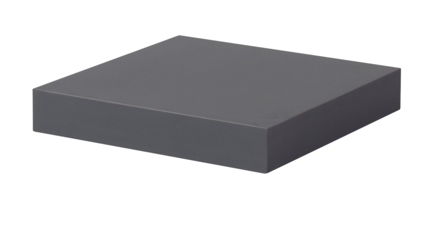 Tablette DS4 MDF 38 mm 23 x 23,5 cm gris - DECO SYSTEM