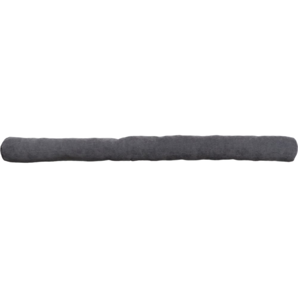 Boudin de porte simple bourrelet velours cotelé 80 cm gris - LUANCE