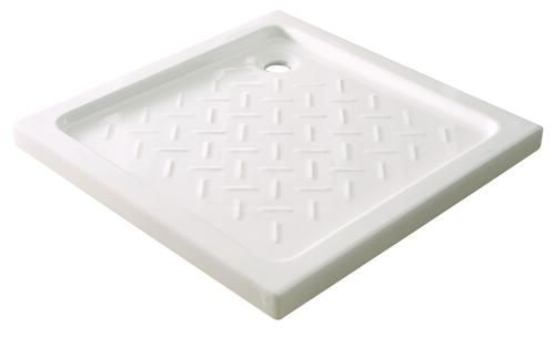 Receveur de douche Meri Picots Antidérapants 90x90x6,5cm Grès Blanc - AYOR