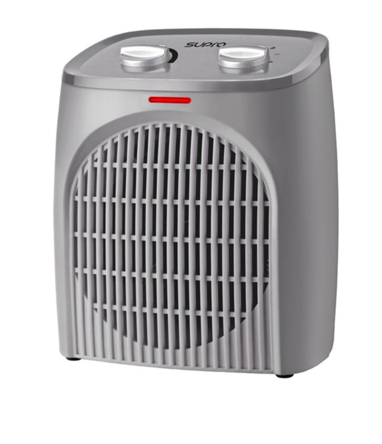 Chauffage soufflant électrique mobile salle de bain Souffleo 20m² 2000W gris - SUPRA