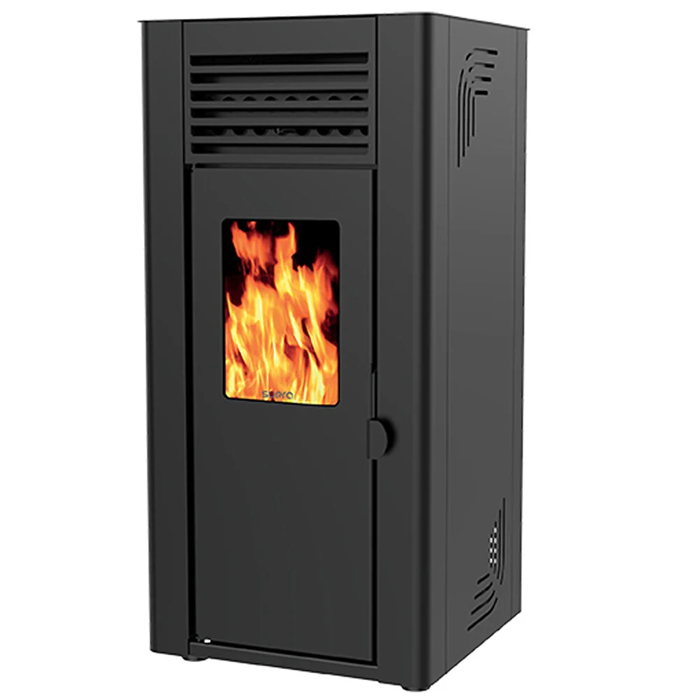 Poêle à pellet ORPHEE 6,1 kw noir avec télécommande