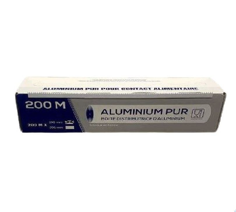 Papier alu 200m x 29cm 10 µm