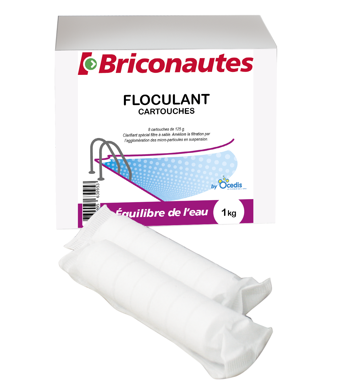 Floculant cartouches 1kg