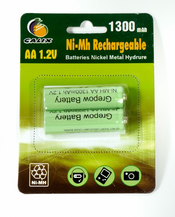 Batteries rechargeables 1,2 Volts 1 300 mAh AA