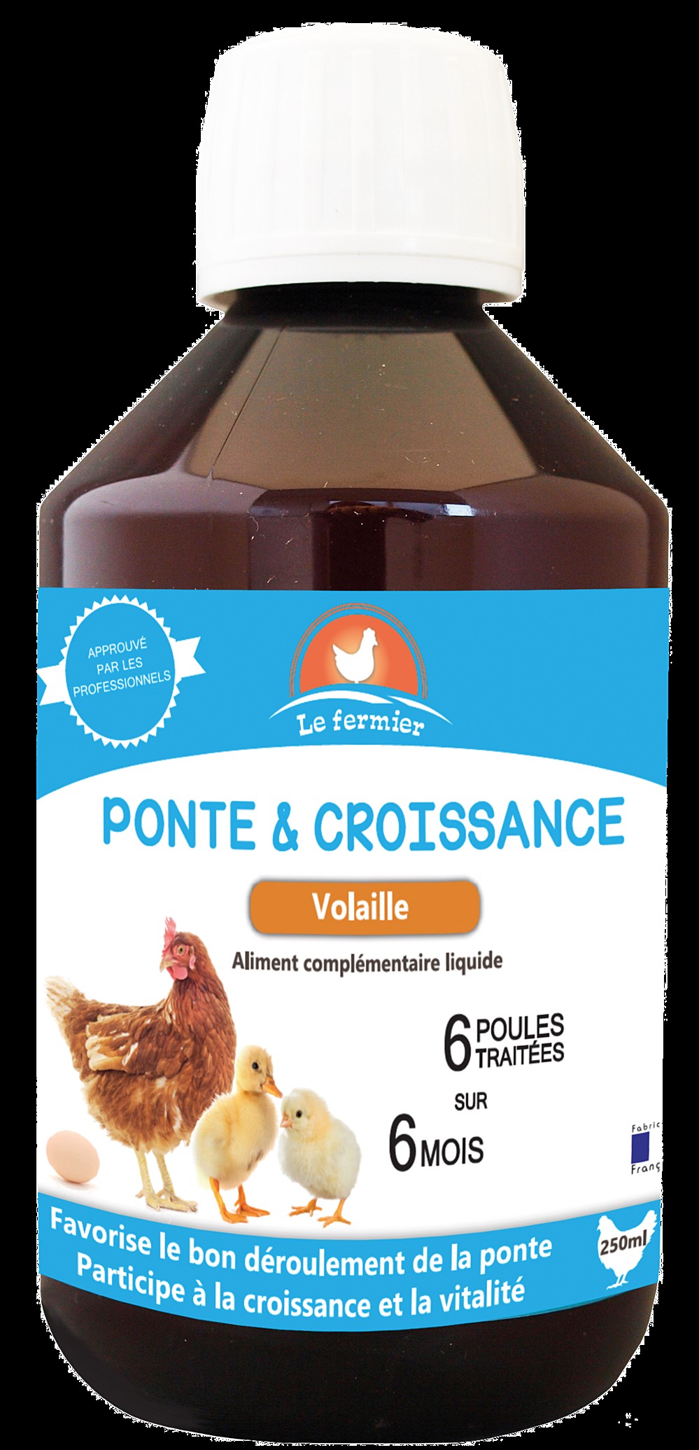 Aliment complémentaire ponte et croissance 250ml