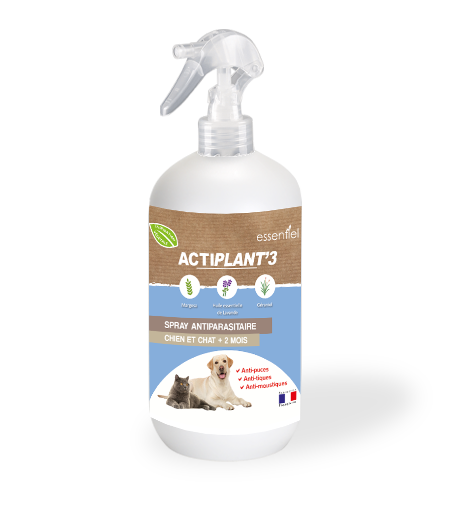 Actiplant'3 spray chien chat 250ml