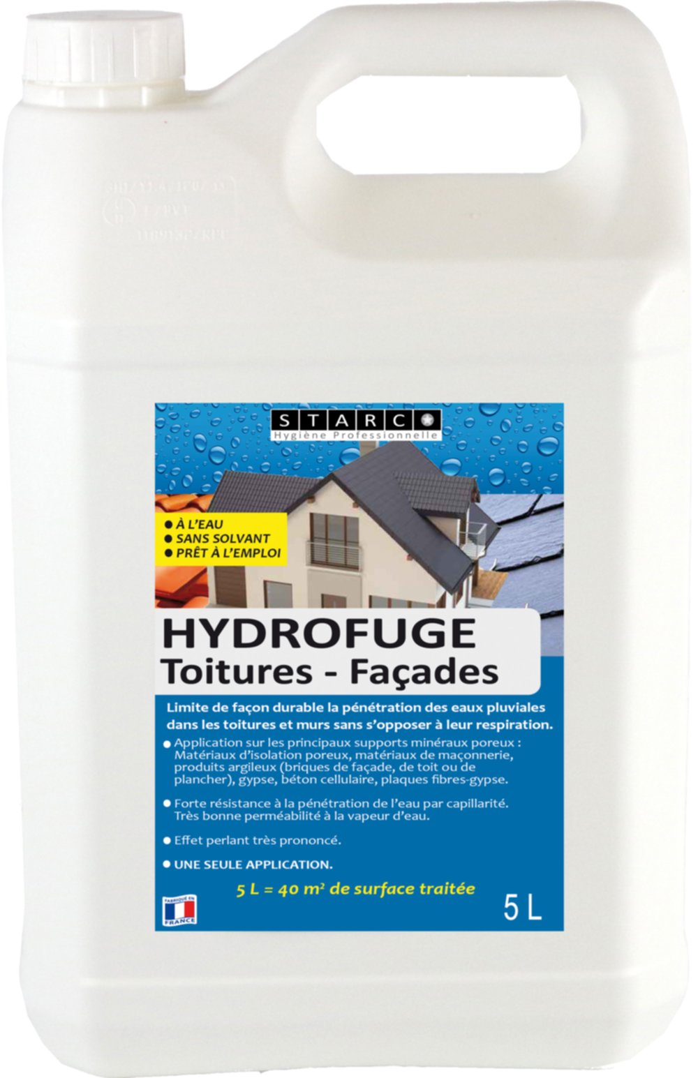 Hydrofuge toitures facades 5l