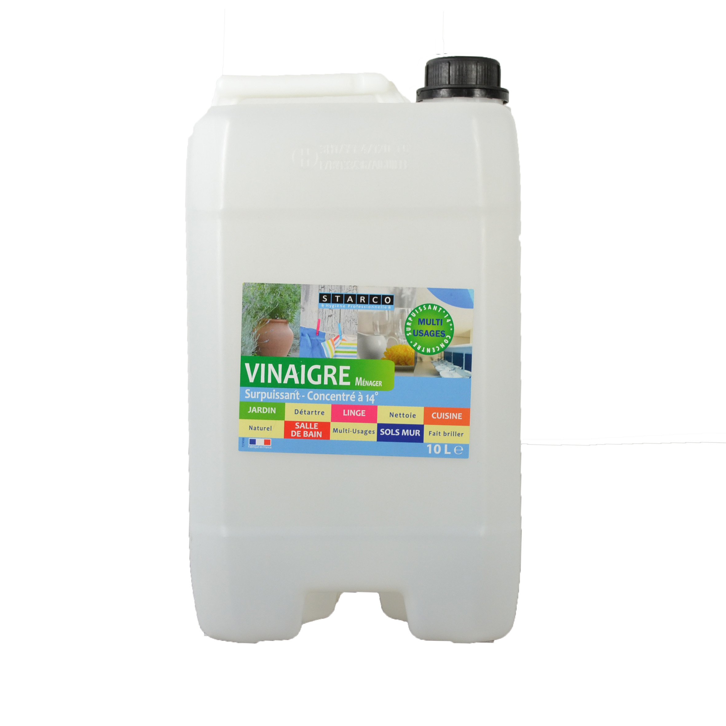 Vinaigre ménager 14degrès 10l