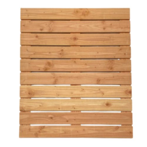 Dalle de terrasse lisse Douglas 100x100x3,8cm           