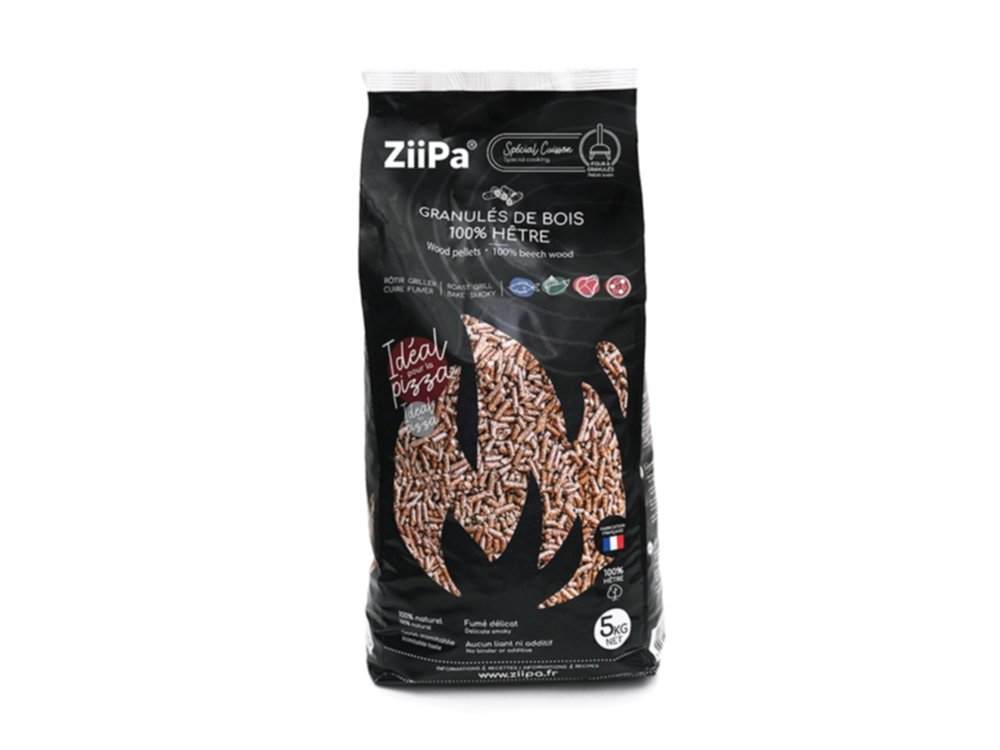 Pellets de bois naturel pour cuisson de pizza 5kg