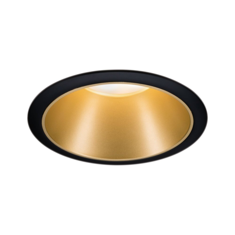 Spot LED encastré Cole 6,5W 2700K 230V noir/doré