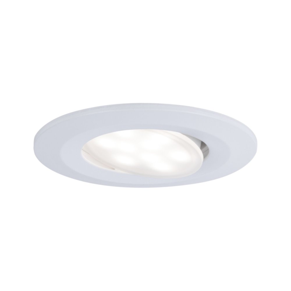 Spot encastrable LED Calla rond orientable 680lm 6W blanc dépoli