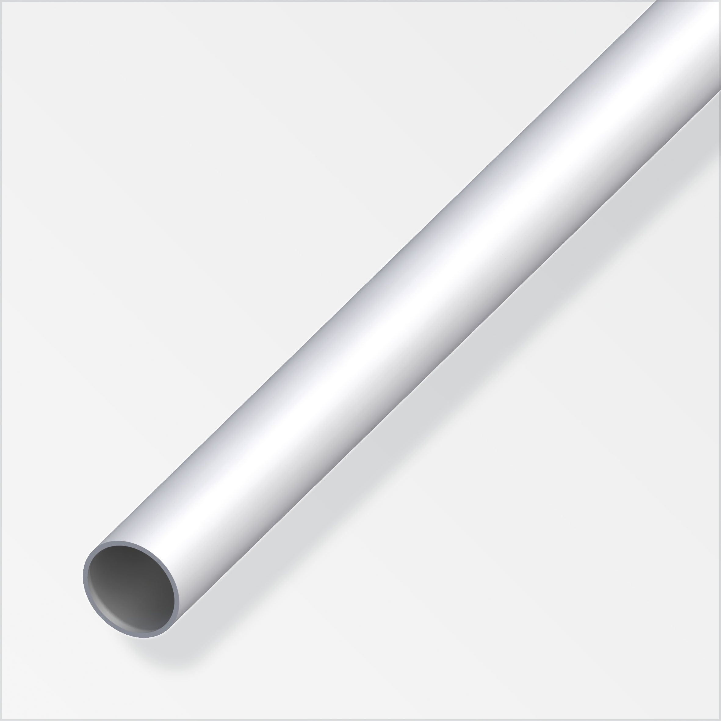 Profilé tube rond alu Ø 10 mm L. 1 m