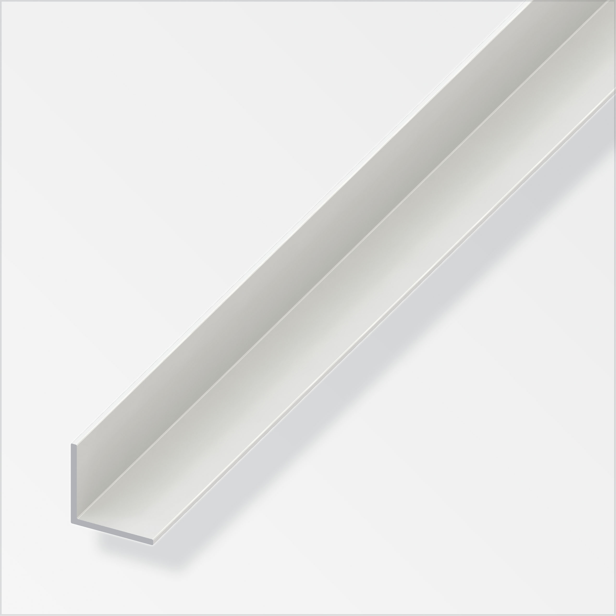 Cornière 25x25x1,8mm PVC blanc 1m