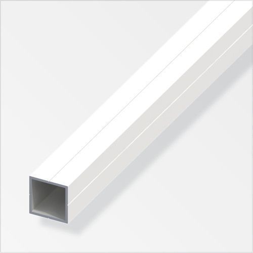 Profilé Combitech tube carré alu époxy blanc 11,5 x 11,5 mm