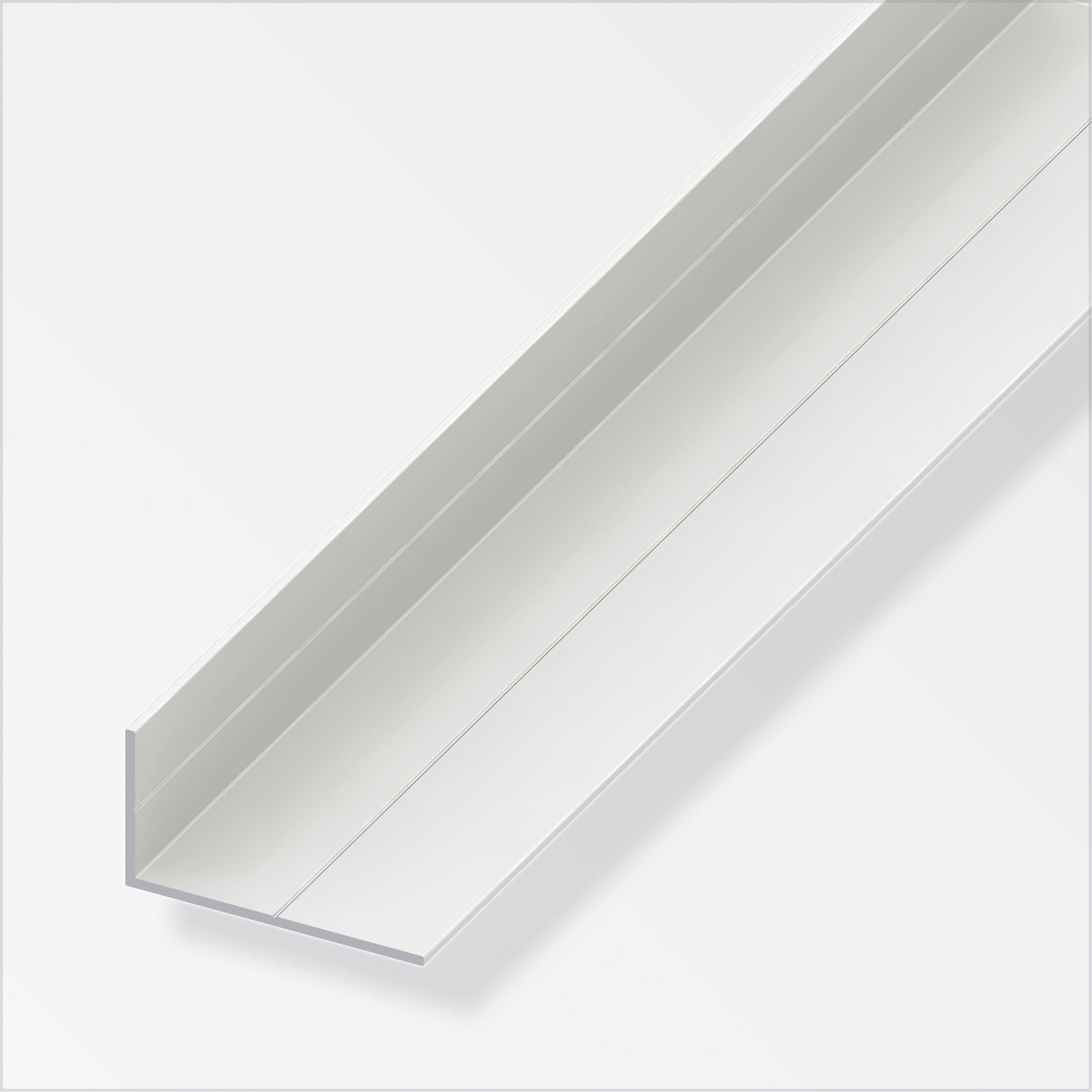 Profilé Combitech cornière inégale PVC 35,5 x 19,5 mm L. 1 m