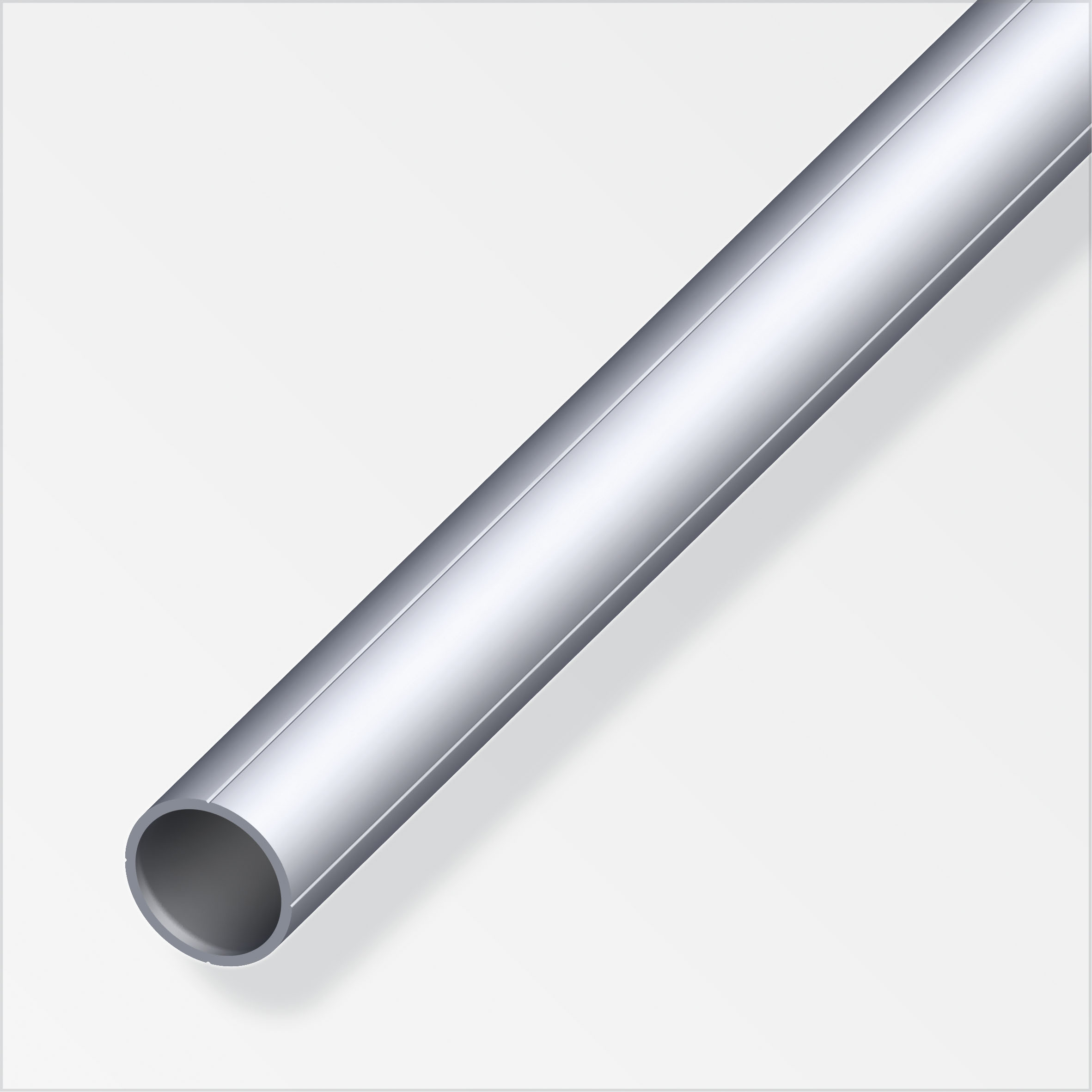 Tube rond 19,5mm pour M16 aluminium brut 2,5m