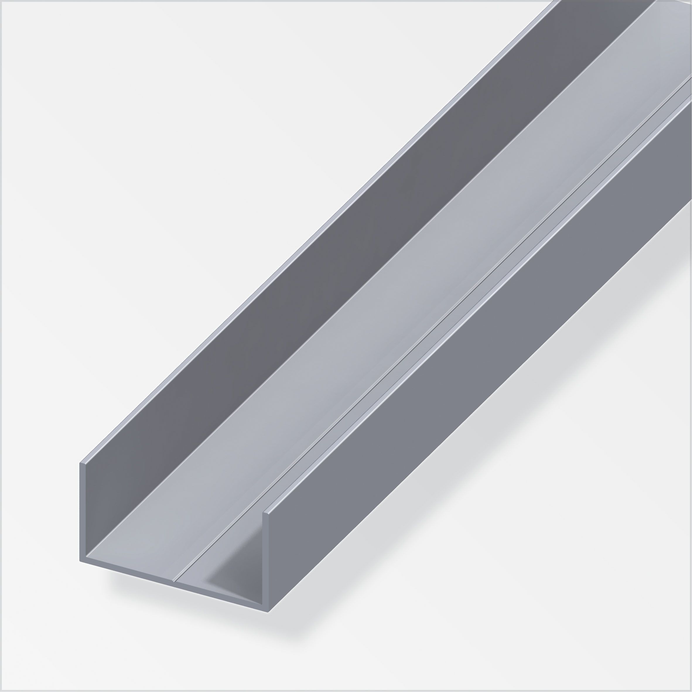 Profilé Combitech U rectangulaire alu 27,5 x l. 15,5 mm L. 1