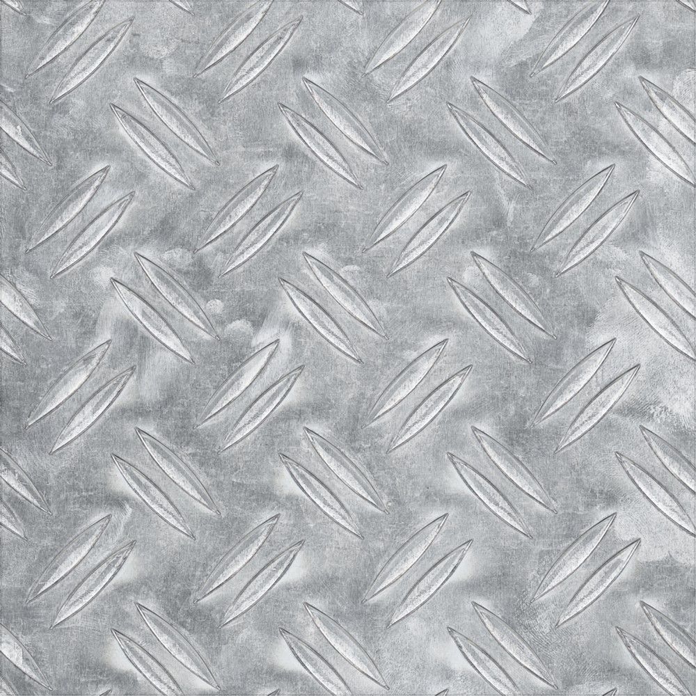 Tôle grain de riz aluminium 500 x 250 x 0,8 mm