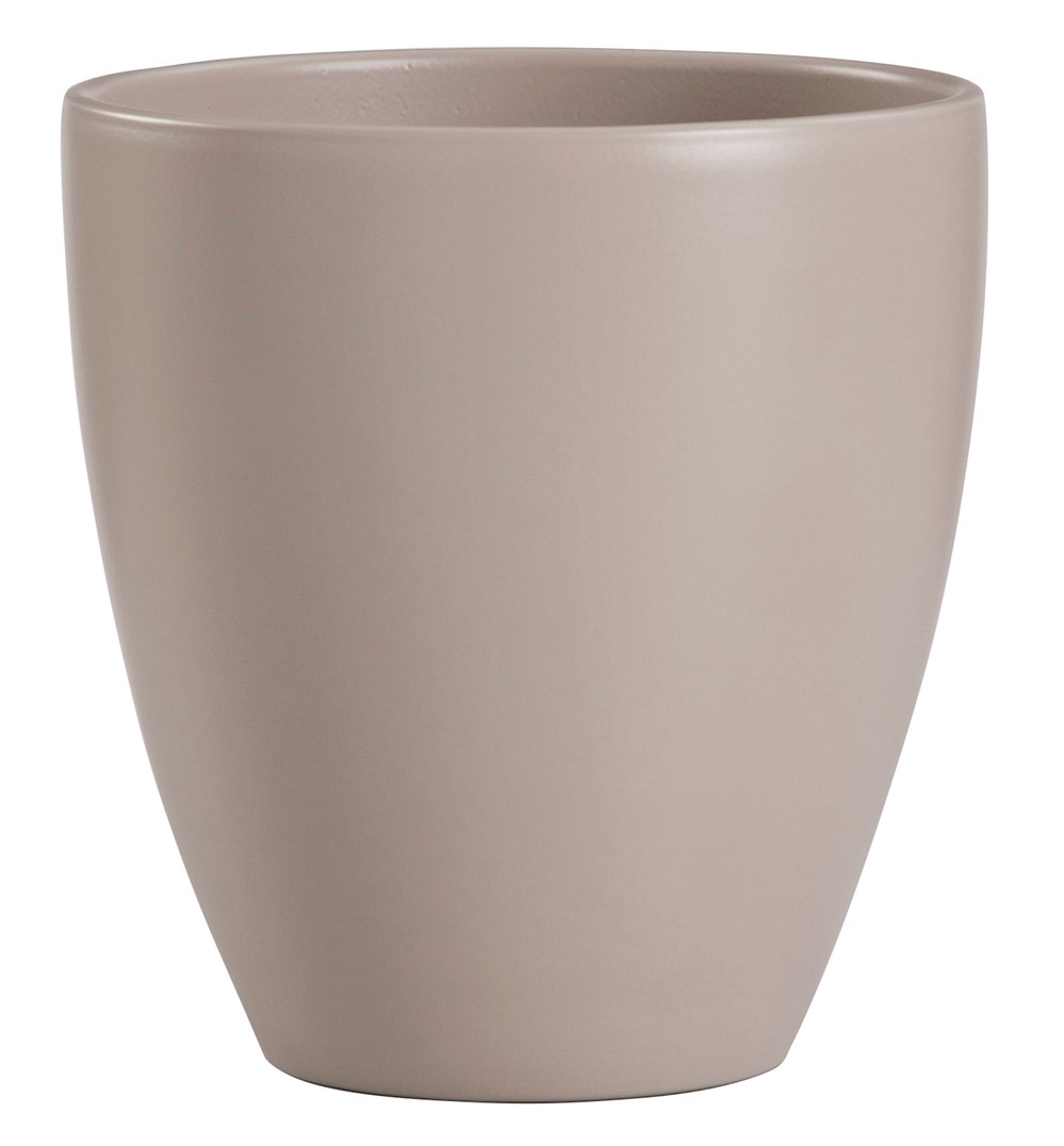 Vase Orchidées 620 Céramique Ø14cm h15cm Taupe - DEROMA