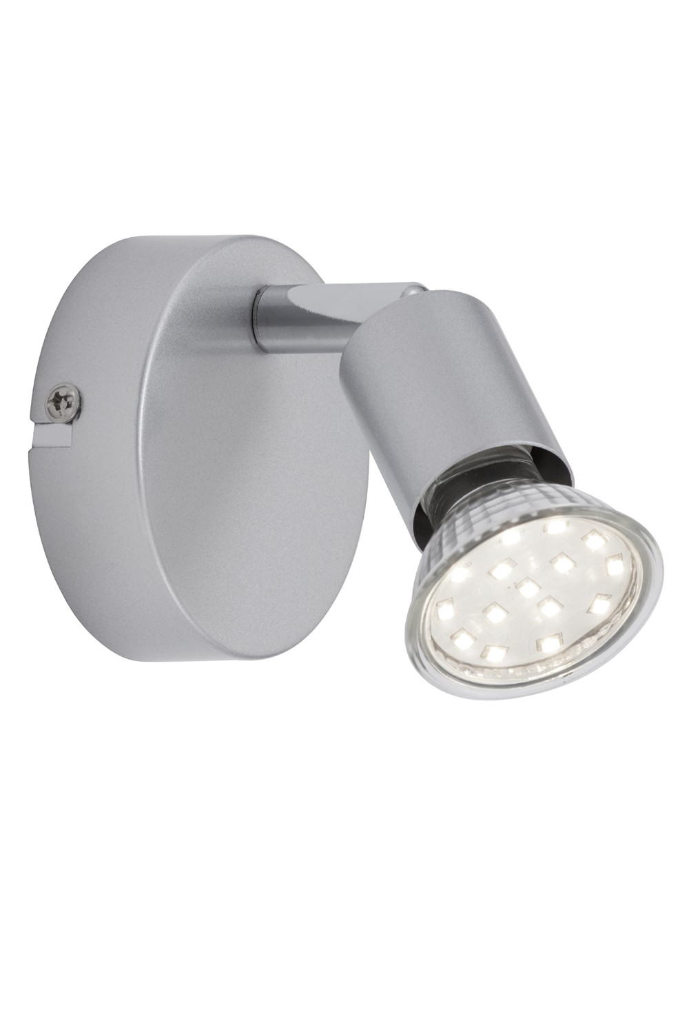 Spot led gu10 3w 250lm 105x65mm titane