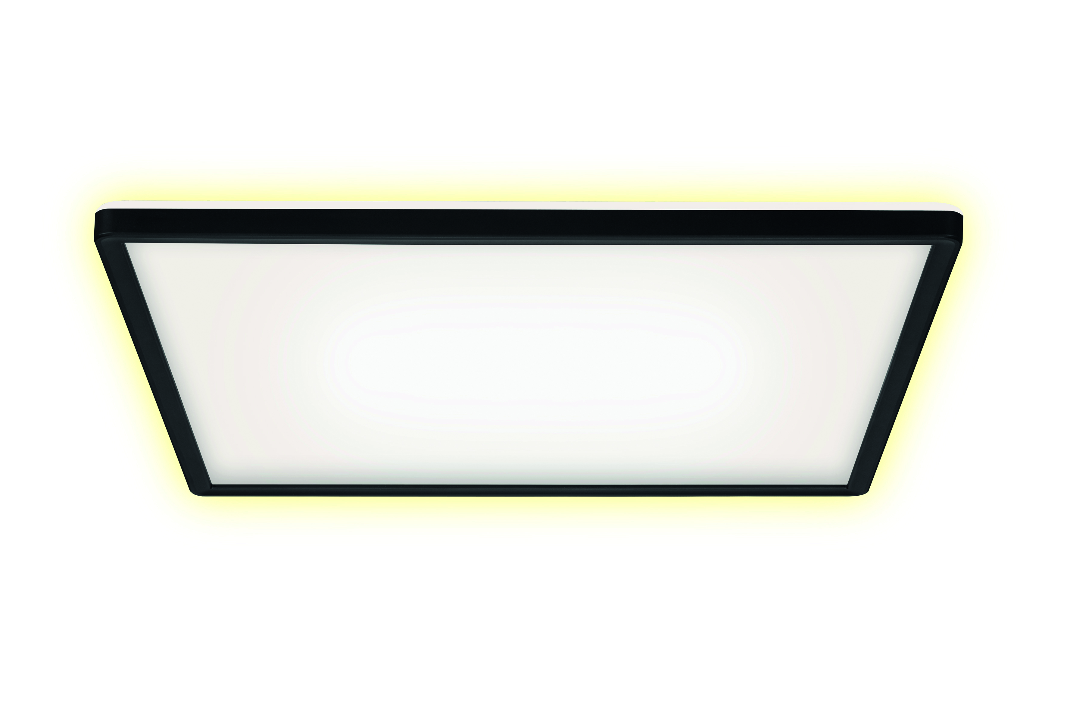 Plafonnier led ultra-plat carré noir 3000 lumens