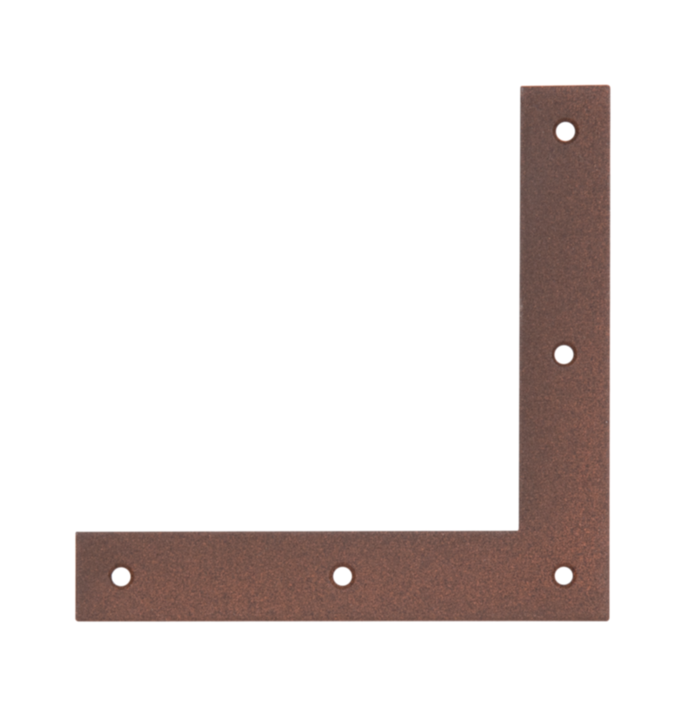 Equerre rouille Duravis® 120x120x20mm - ALBERTS