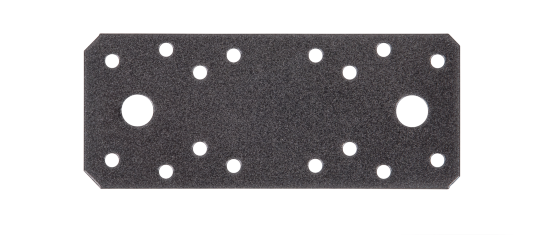 Platine noir diamant Duravis® 133x55mm - ALBERTS