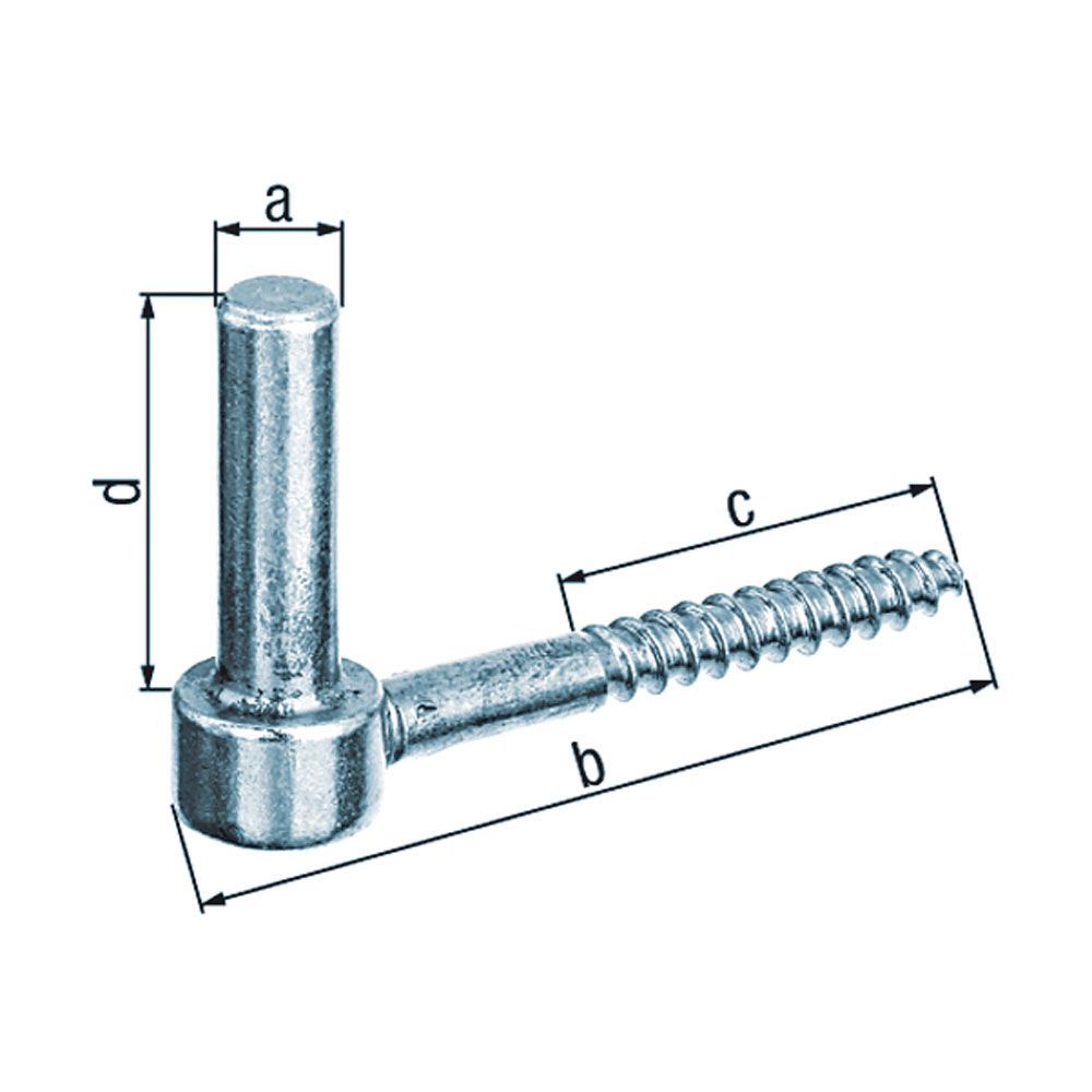 Gond à cheviller zingué Ø14/105