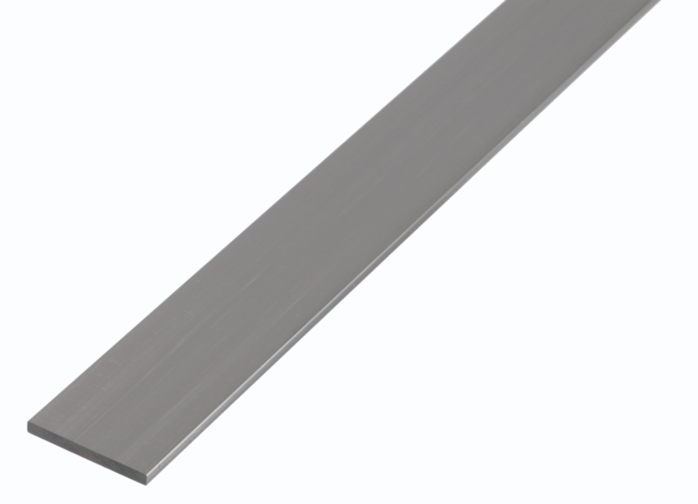 Profilé plat aluminium brut 20x2mm/2,6m -  ALBERTS