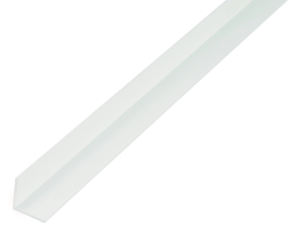 Cornière PVC blanc 20x20x1,5mm/1m - ALBERTS